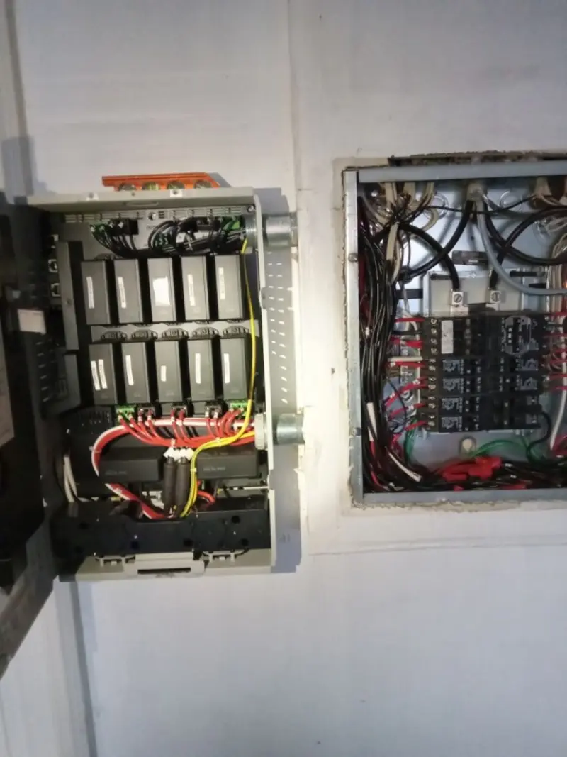 Electrical panel upgrade completed for Electrical Inspection in Plano